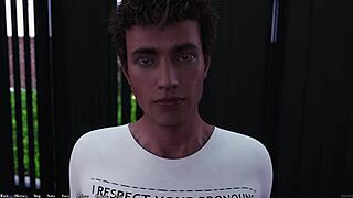 Spank that freaky small tits brunette in Being a Dik game?