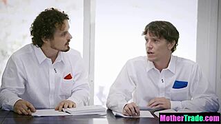 Nerdy stepsons, ready for biker stepmoms to lick and fuck you hard?