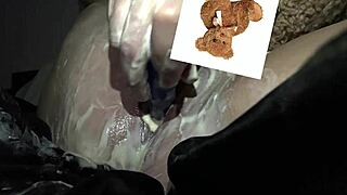 extreme kinky food play drives her wild vibrator yogurt stepsister pussy orgasm
