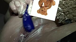 extreme kinky food play drives her wild vibrator yogurt stepsister pussy orgasm