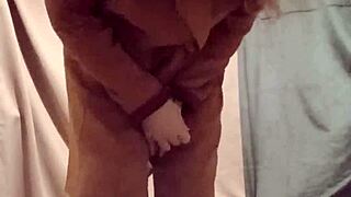 Slave chick submits hard in public toilets!