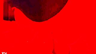 Chubby Milf Wife Delivers Close-Up Sloppy Blowjob in Red Light Quickie