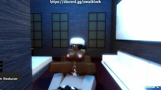 Neighbor Milf's Big Ebony Ass And Tits Bounce As She Begs For Black Cumshot Pounding!