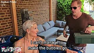 Tall Milf La Duchesse's Spicy Porn Debut with Paul Stalker!