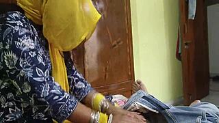 crazy muscular indian sasur fucks bahu hard pretending pain ughh!!