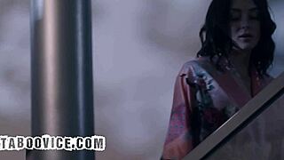 i got caught eavesdropping then this hot brunette milf joined a rough threesome pounding her senseless