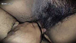 hey daddy, watch this hairy desi milf pussy get shared on our bed?