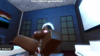 Neighbor Milf's Big Ebony Ass And Tits Bounce As She Begs For Black Cumshot Pounding!