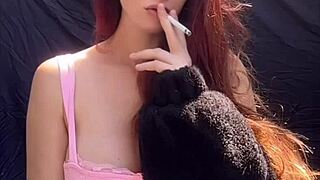 artemisia's outdoor long hair smoking tits fetish solo