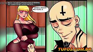 wow luana's huge blonde ass stars voluptuous housewife porn comics!