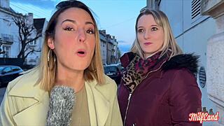 Kelly And Pam's Big Tits Bounce In Wild French Milf Threesome Fuck