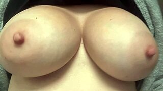 italian milf artemisia love bounces her huge natural tits solo close-up