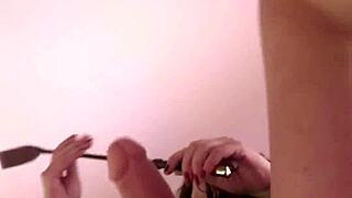 Mistress Kate Spreads Your Butt Crack Cleans It With Strapon!