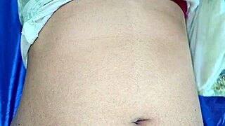 paki stepmom's tight shaved pussy takes stepson's hard thrusts in bedroom