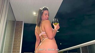 big ass latina's natural tits bounce on white cock doggystyle