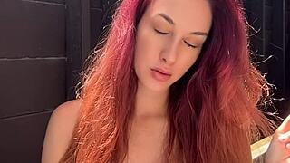 italian big tits milf artemisia love smokes sexy outdoor