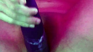 STRETCHING MY SKINNY MILF PUSSY WITH HUGE TOYS IN LINGERIE!