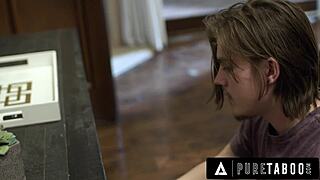 lauren phillips catches her virgin stepson snooping and gets angry beaver out
