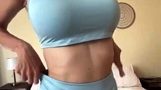stepmom sneaks a peek flashing her huge natural tits just for you