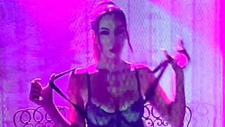 italian milf artemisia love puffs cigarette outdoors seductively