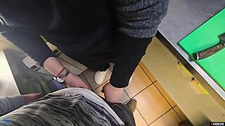 Fucked the milf cook at work and creamed her panties