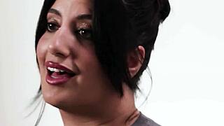 Sarah Arabic Toys Her Exotic Pussy With Huge Dildos