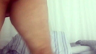 colombian milf masturbates huge juicy pussy to orgasm pov