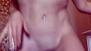 Cum blasts her blonde milf body in dirty lingerie tease