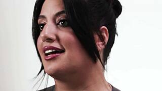 Sarah Arabic Toys Her Exotic Pussy With Huge Dildos