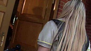 stacked blue-eyed blonde milf rides cock after biker pickup adventure