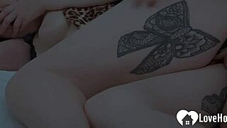 stepmom catches me jerking off in bed and we fuck sideways hardcore