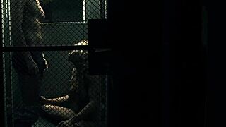 neighbor lifts me in elevator for quick pussy pounding!