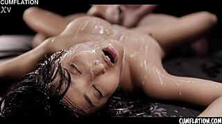 Emiri momota's nonstop cum flood bloats asian fuck doll!