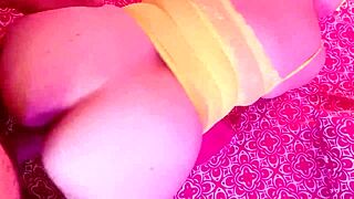 Blonde barmaid cheats bareback with strangers in hot room tryst!