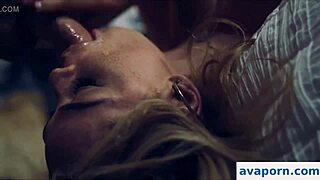 Busty blonde milf spreads legs for rich guy's hardcore pussy pounding