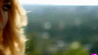 Gorgeous blonde milf lisa seiffert poses naked stripping lingerie nice ass