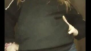 Dancing And Shaking Ass In Funky Ex-BF's Hoodie