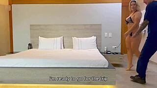 Husband Watches Me Fuck Muscular Masseuse In Bedroom