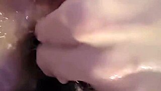 Dirty wife squirts wildly three times while fingering her juicy shaved pussy on video call