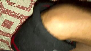 close up on mature amateur's tasty tight ass action