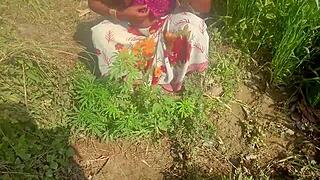 aunty teacher seduces young boy for outdoor indian fuck
