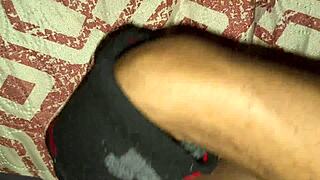 close up on mature amateur's tasty tight ass action