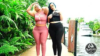 Two PAWG Queens Mz Dani Ryan Smiles Dildo Fuck Pussy Eat