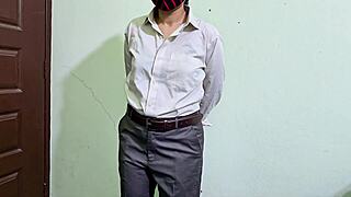 boss fucked his tight secretary pussy in office for cash lure