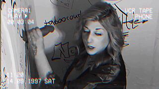 stepmommy sneaks gloryhole cock voyeur films every suck