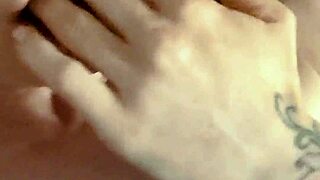Butt-plugged milf flashes tits pussy to sneaky voyeur