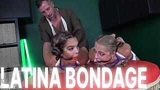 Star Whores Leia Imposter Takes Double Penetration Cum Covered Orgy!