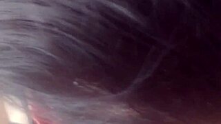 bareback blowjob from close up latina milf neighbor