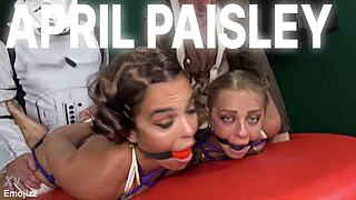 Star Whores Leia Imposter Takes Double Penetration Cum Covered Orgy!