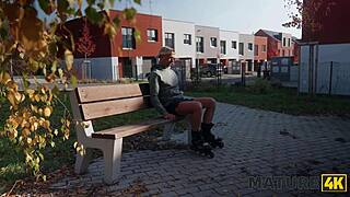 mature4k picks big ass or big tits? she delivers both